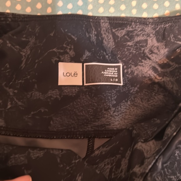 Lole Black/Grey leggings - Picture 2 of 3